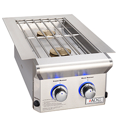 American Outdoor Grill Double Side Burner "L" Series - Built-In