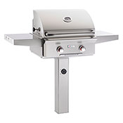 American Outdoor Grill 24" In-Ground Post "T" Series Gas Grill (Optional Rotisserie)