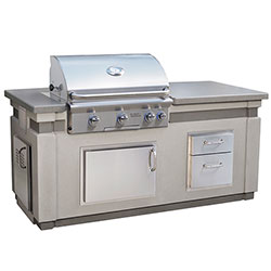 American Outdoor Grill 30" L-Sereis Complete Island BBQ Package