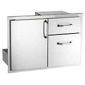 American Outdoor Grill Premium Single Door With Double Drawer