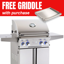American Outdoor Grill 24" Portable "L" Series Gas Grill (Optional Rotisserie and Side Burner)