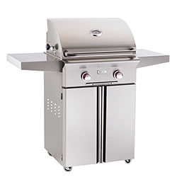 American Outdoor Grill 24" Portable "T" Series Gas Grill (Optional Rotisserie and Side Burner)