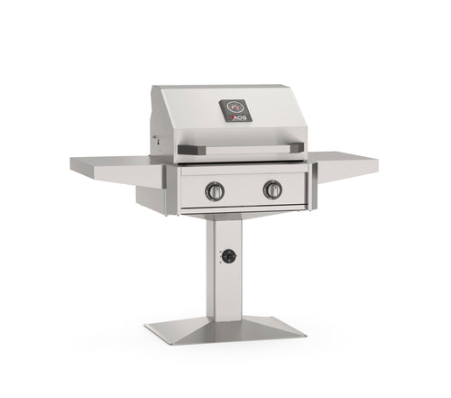 2026 American Outdoor Grill 24" Patio Post "T" Series Gas Grill  (Accessible Height)