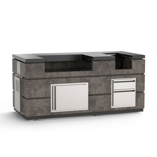 American Outdoor Grill Pre Fabricated Island Bundle - Dark Basalt - American Outdoor Grill