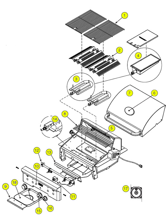 American Outdoor Grill Pre 2015 Series Parts