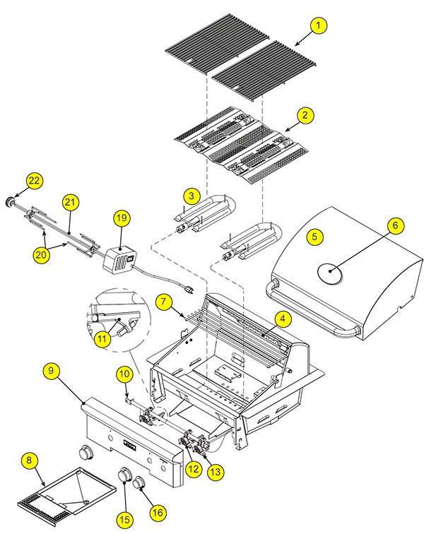 American Outdoor Grill Parts